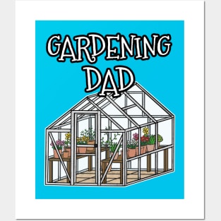 Gardening Dad Father's Day Posters and Art